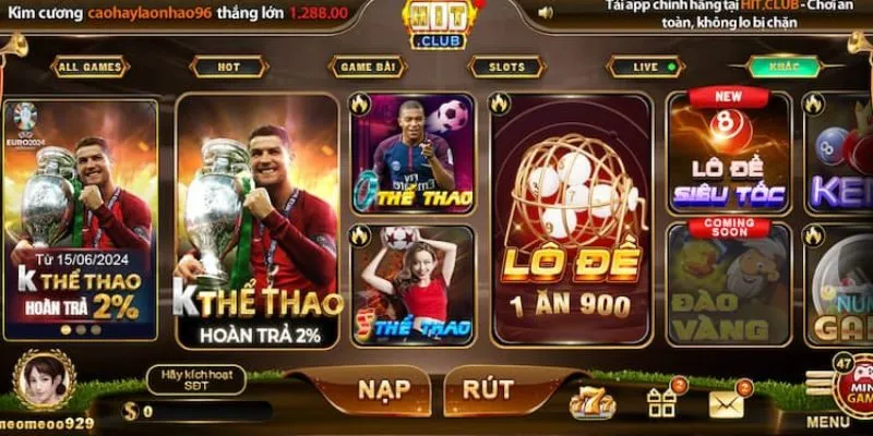 Giới thiệu về sảnh thể thao chất lượng hàng đầu tại HITCLUB